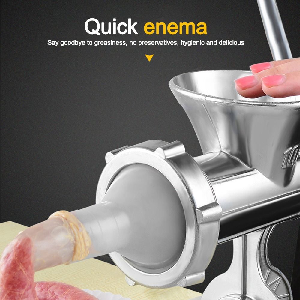 Kitchen Gadgets Mixer - Space-Saving Manual Meat Grinder Hand-crank Multifunctional