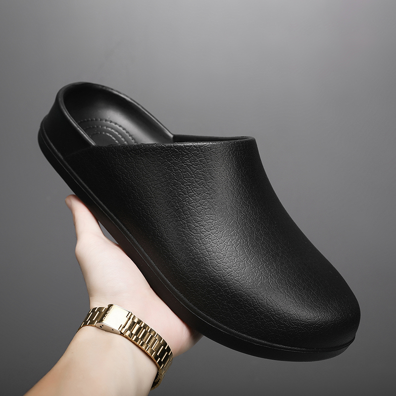 Kitchen Gadgets For Men - Men Slippers WaterProof Anti Skid Chef