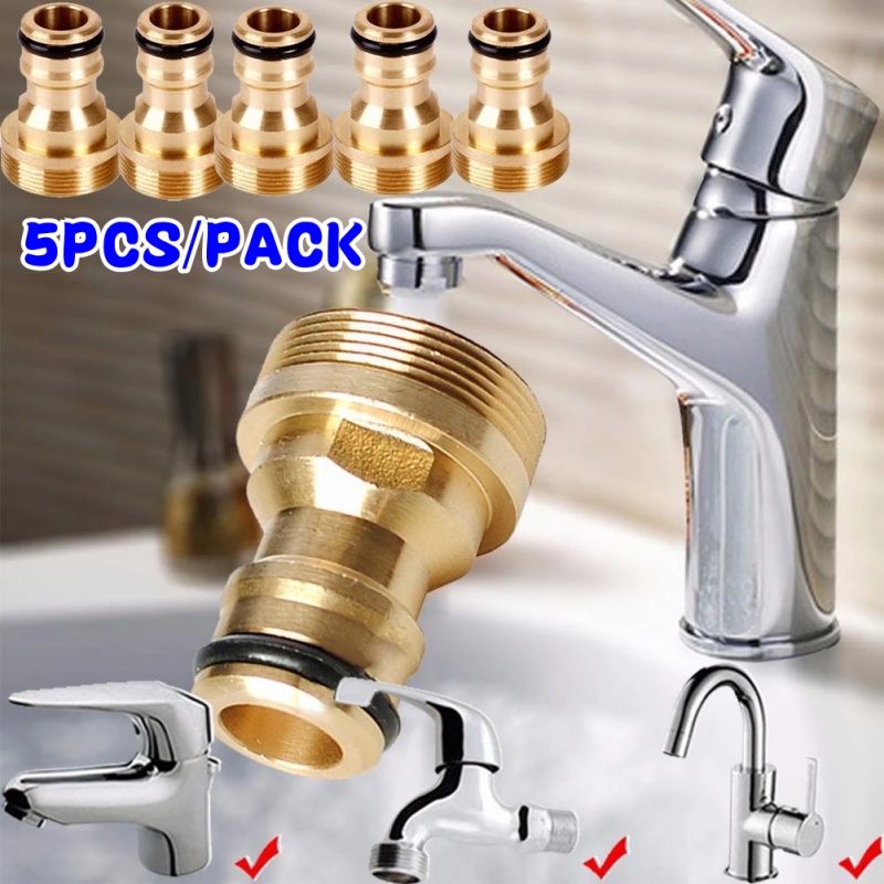 Kitchen Gadgets Mixer - 1/ 5PCS Universal Brass Tap Kitchen
