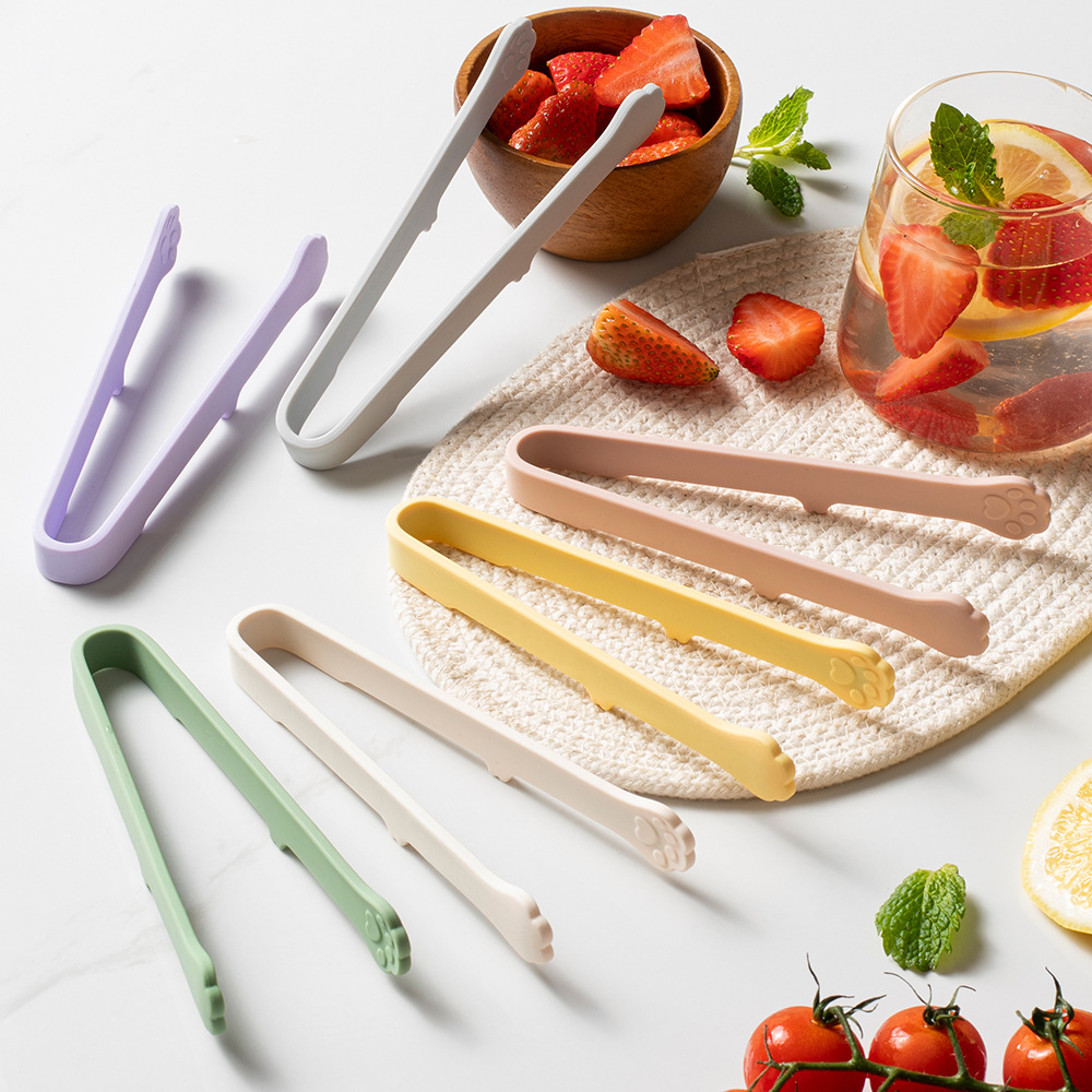Kitchen Gadgets Must Have - Cute Cat Paw Silicone Food Tongs