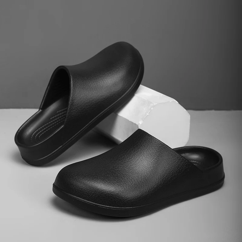 Kitchen Gadgets For Men - EVA Men Slippers Soft Outdoor Home