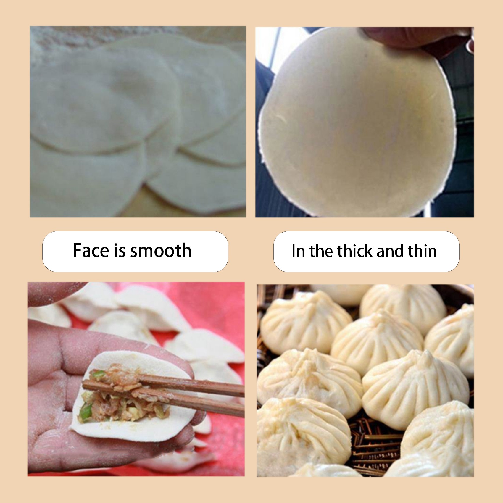 Kitchen Gadgets Roti Maker - wilwill Wood Tortilla Press Dumpling Skin