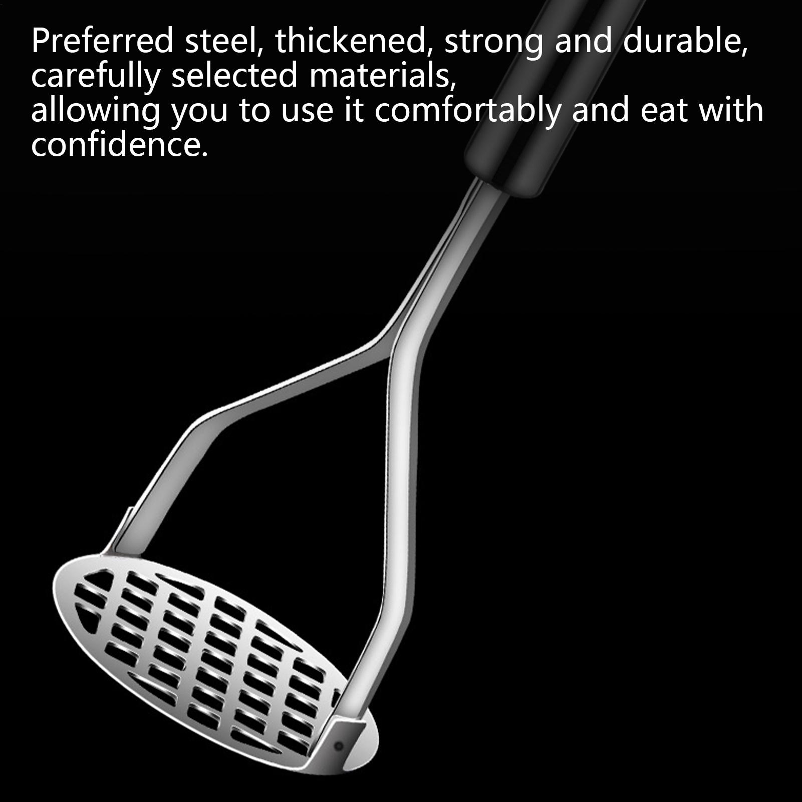 Kitchen Gadgets For Men - Manual Potato Masher Stainless Steel Food