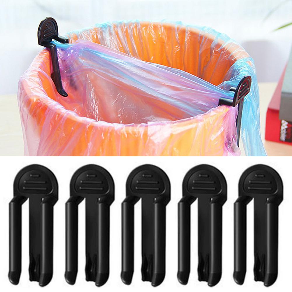 Kitchen Gadgets & Toys - 2/5Pcs Plastic Garbage Bag Clip Fixed