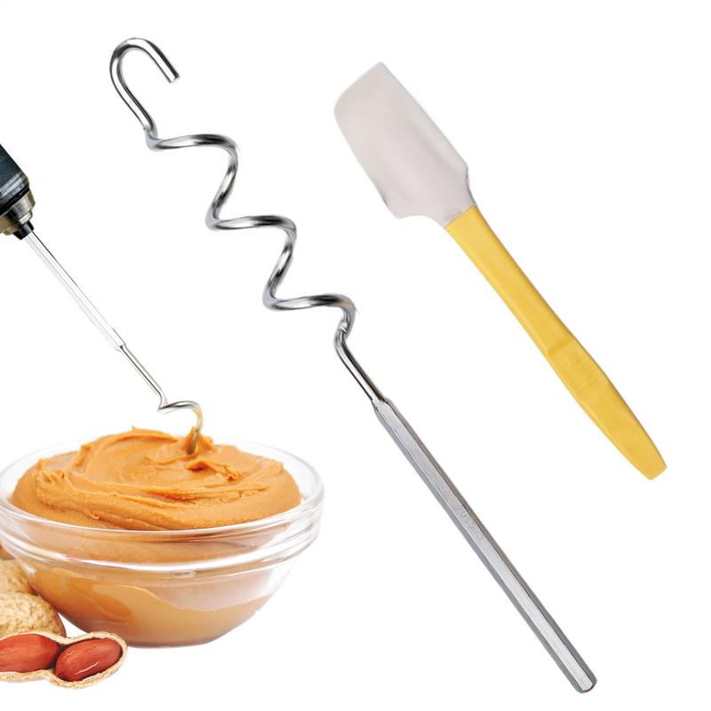 Kitchen Gadgets Mixer - 30/40CM Stainless Steel Nut Butter Mixer