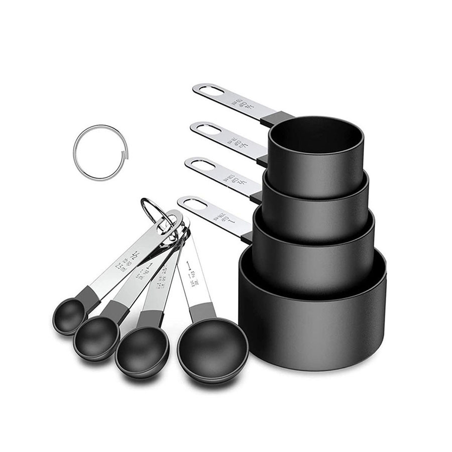 Kitchen Gadgets Must Have - 4PCS/8PCS plastic measuring cup Spoon Set