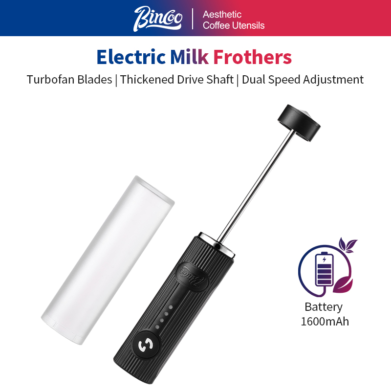 Kitchen Gadgets Must Have - BINCOO Electric Coffee Frother USB Rechargeable