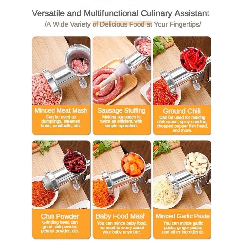 Space-Saving Manual Meat Grind - Kitchen Gadgets Mixer review and price