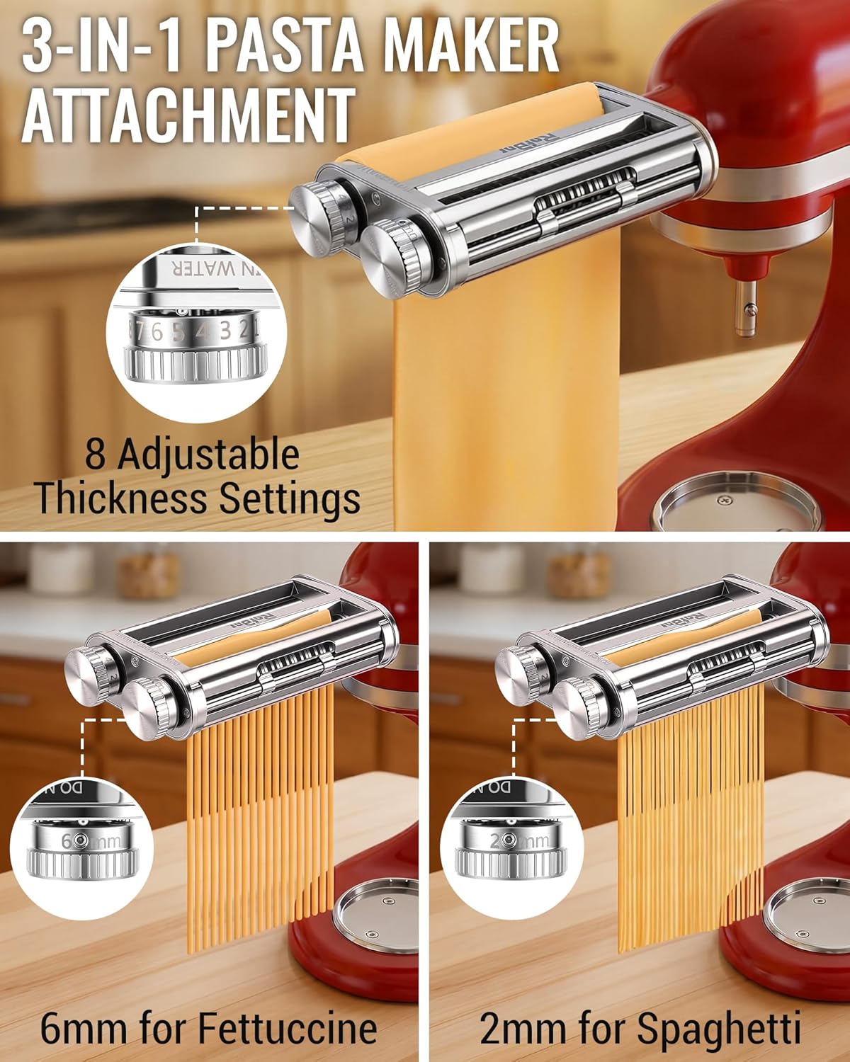 KitchenAid Mixer 3-in-1 Pasta  - Kitchen Gadgets Mixer review and price