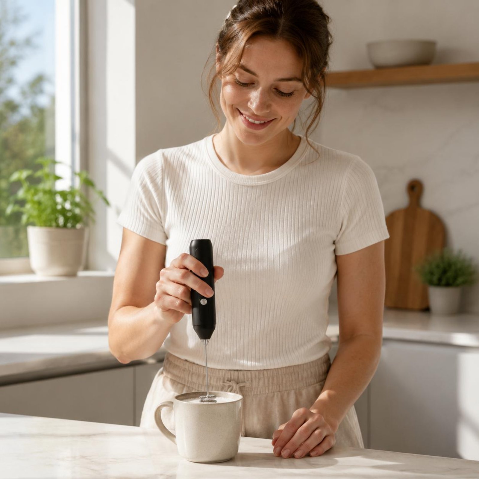 Handheld Milk Frother Fine Foa - Kitchen Gadgets Mixer review and price