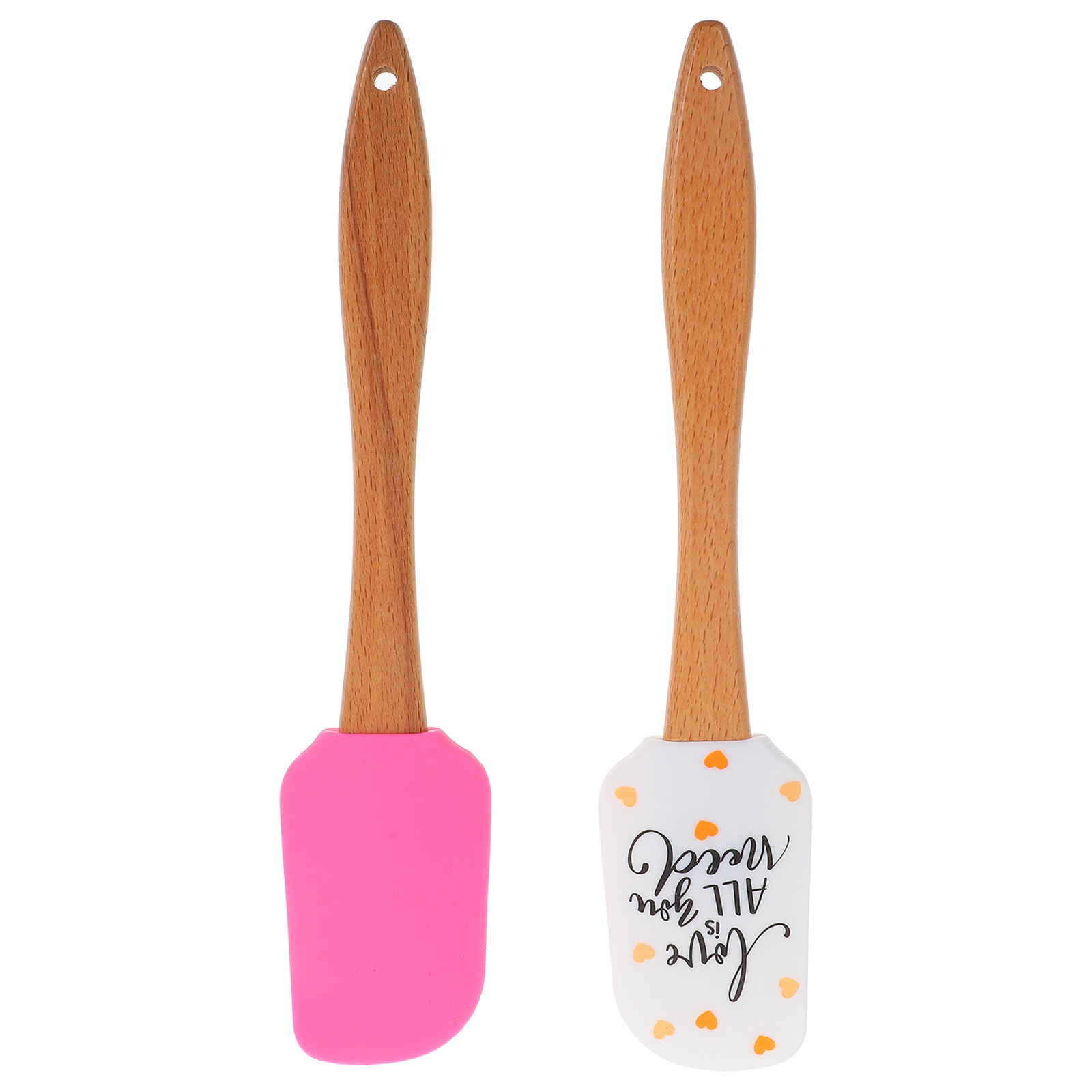 2Pcs Silicone Valentine Spatul - Silicone Spatula Set review and price