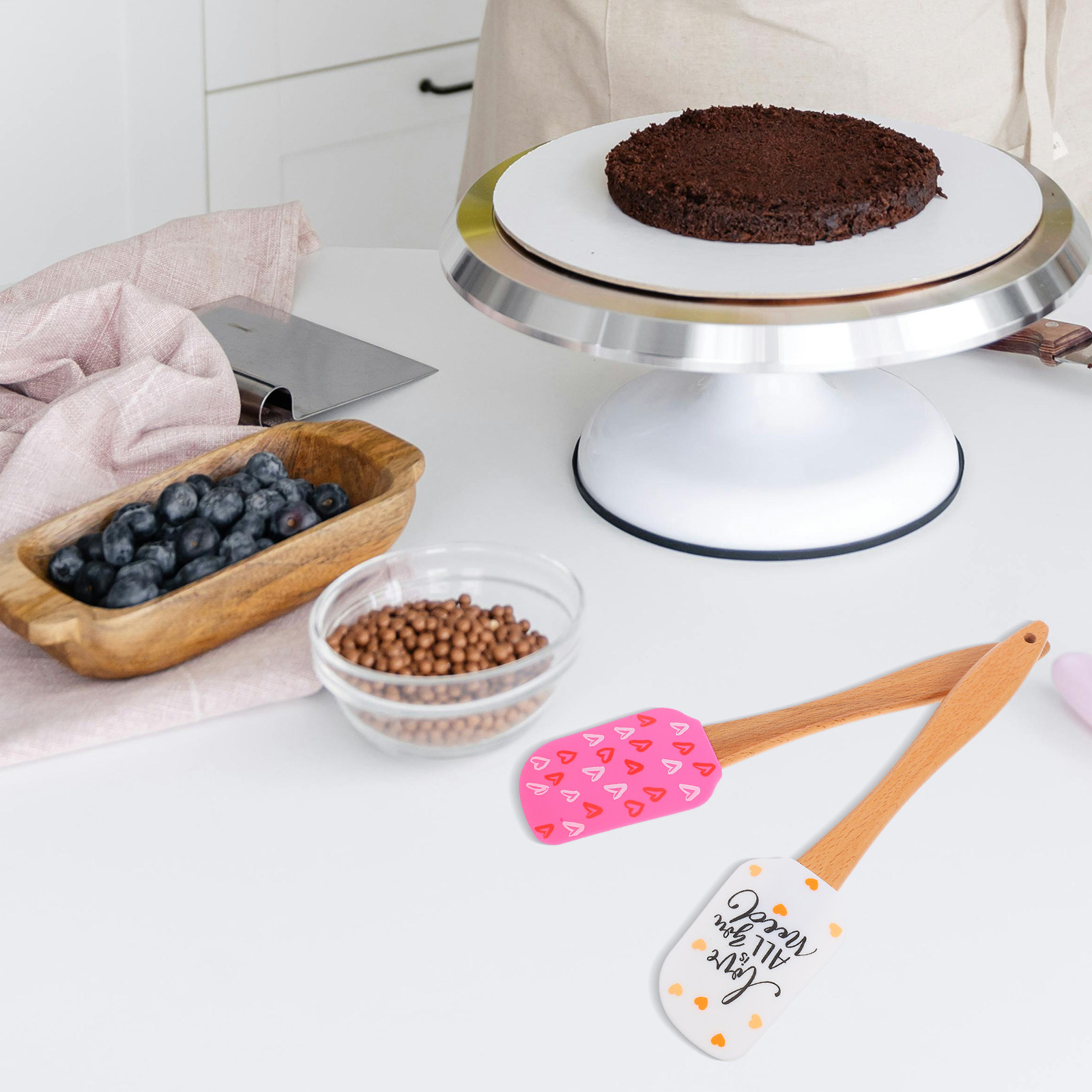 2Pcs Silicone Valentine Spatul - Silicone Spatula Set review and price