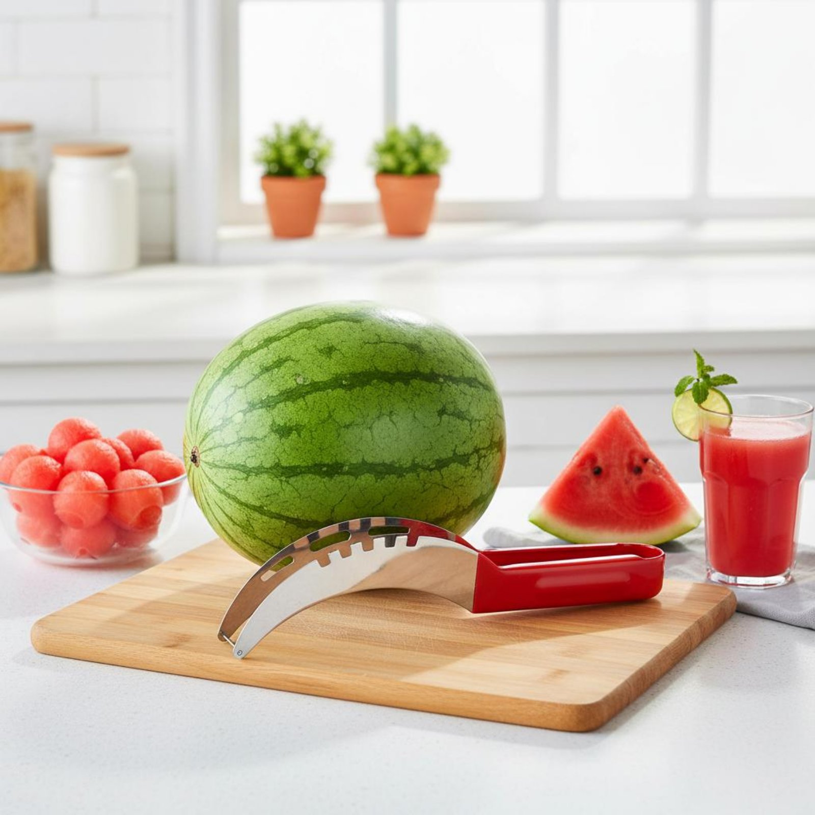 Watermelon Cube Cutter Food Gr - Kitchen Gadgets & Toys review and price