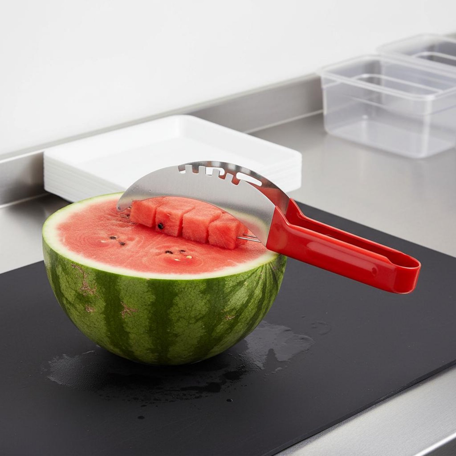 Watermelon Cube Cutter Food Gr - Kitchen Gadgets & Toys review and price
