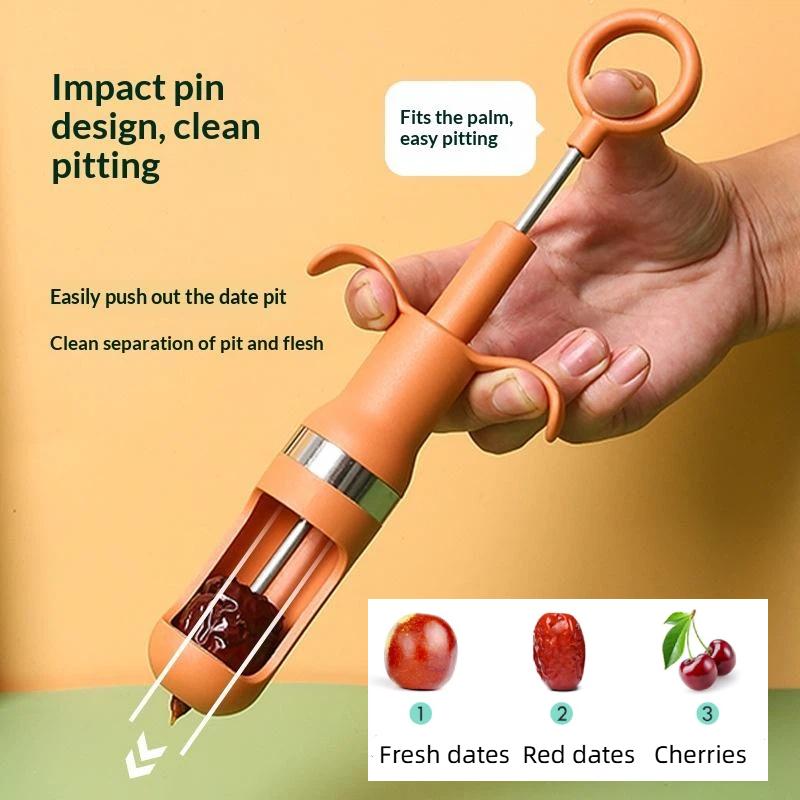 One-Second Cherry Pitter Stain - Kitchen Gadgets & Toys review and price