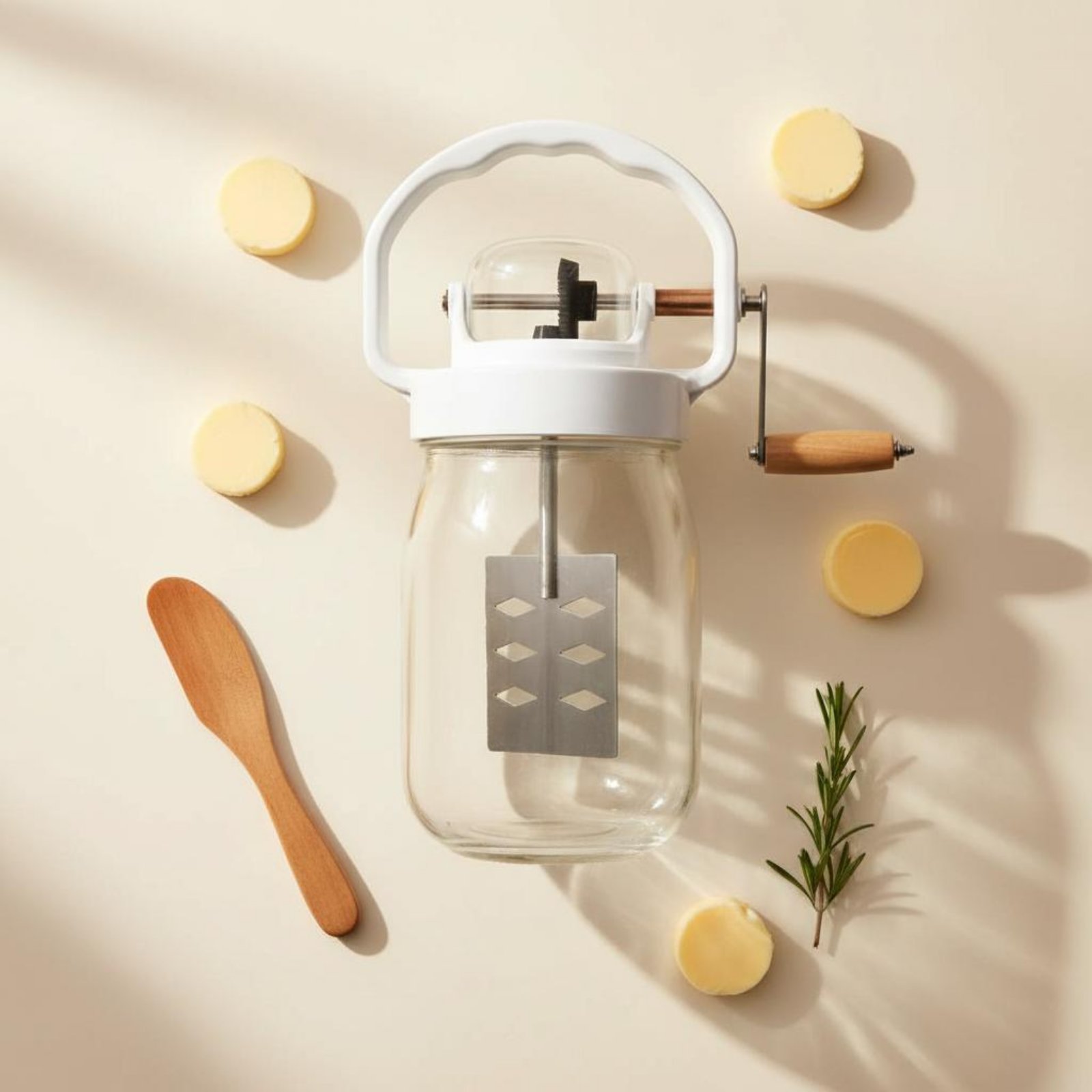 Hand Crank Butter Churner Manu - Kitchen Gadgets Mixer review and price