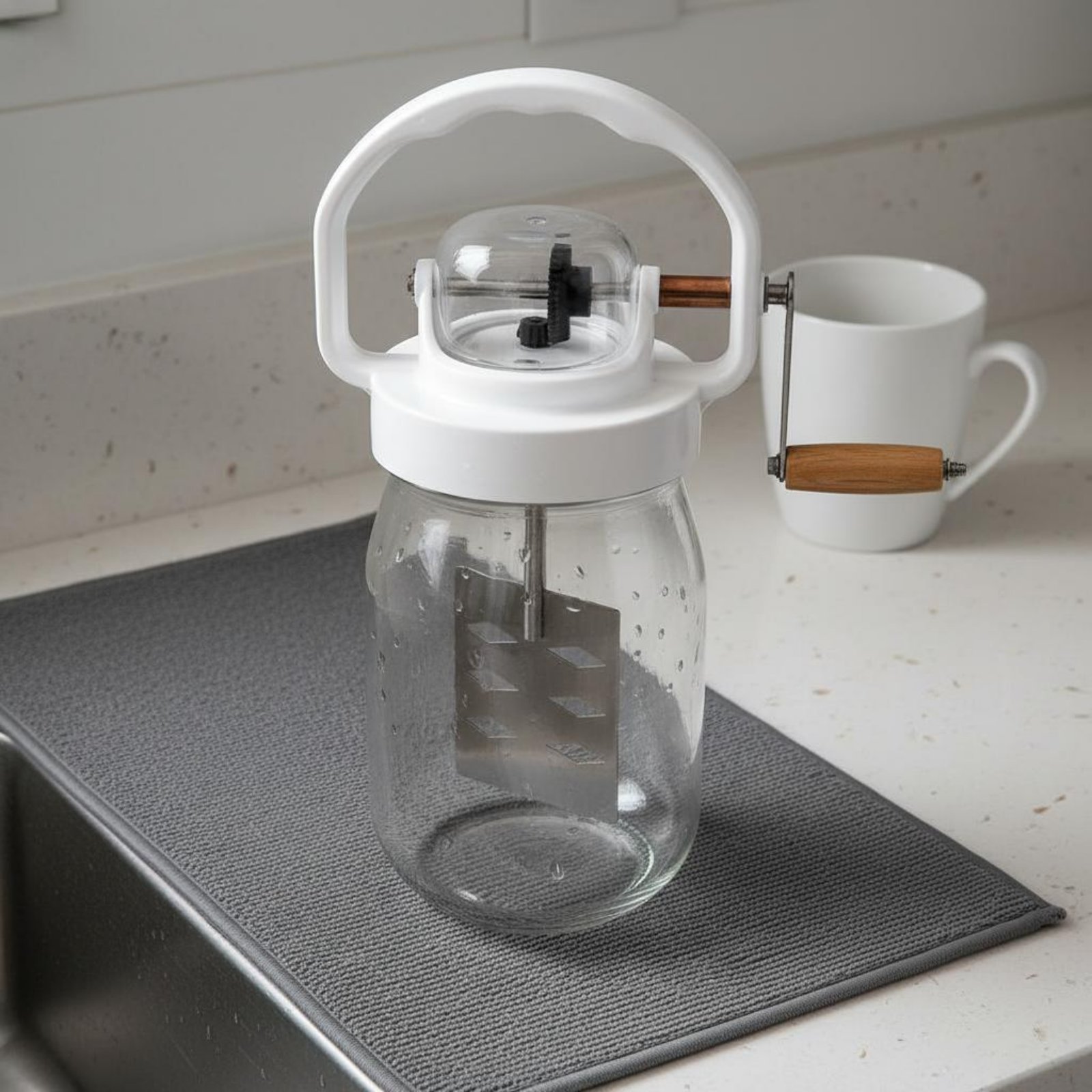 Hand Crank Butter Churner Manu - Kitchen Gadgets Mixer review and price