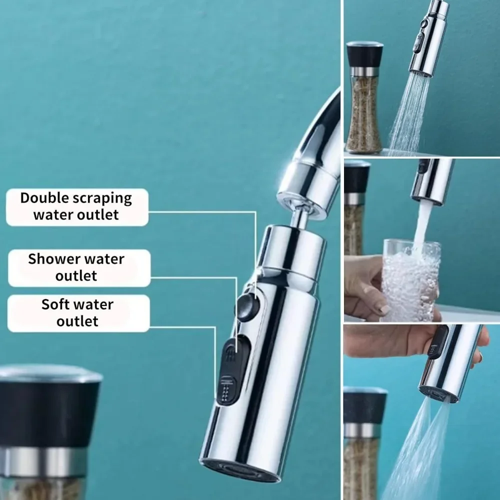 1pc 3 in1 Flexible Kitchen Fau - Kitchen Gadgets Mixer review and price