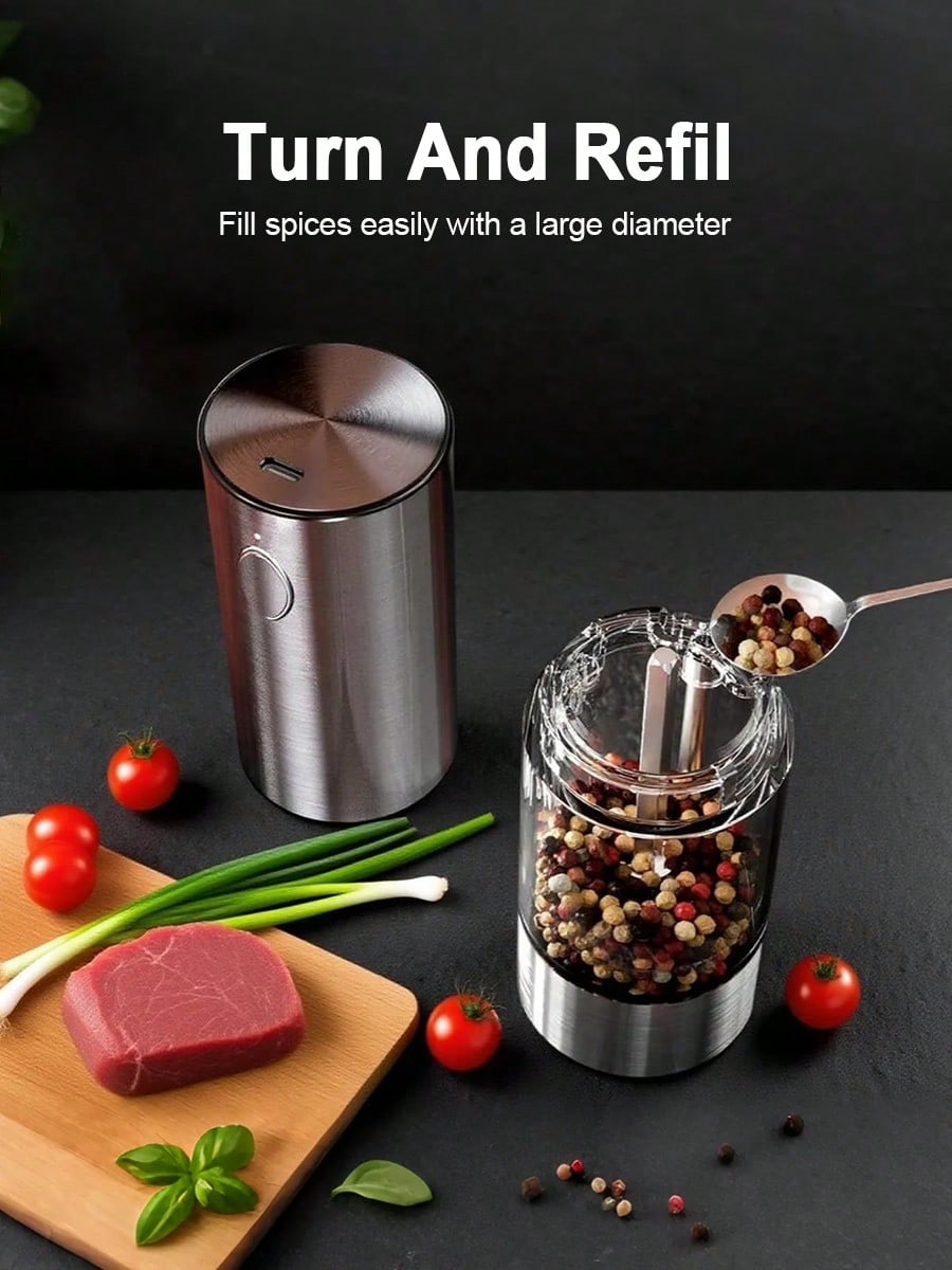 2-Piece Electric Salt Pepper G - Kitchen Gadgets Gift Ideas review and price