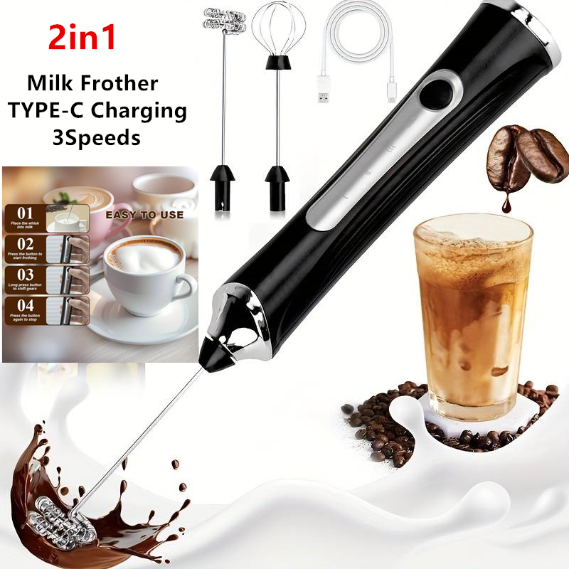 Wireless Electric Milk Frother - Kitchen Gadgets Must Have review and price