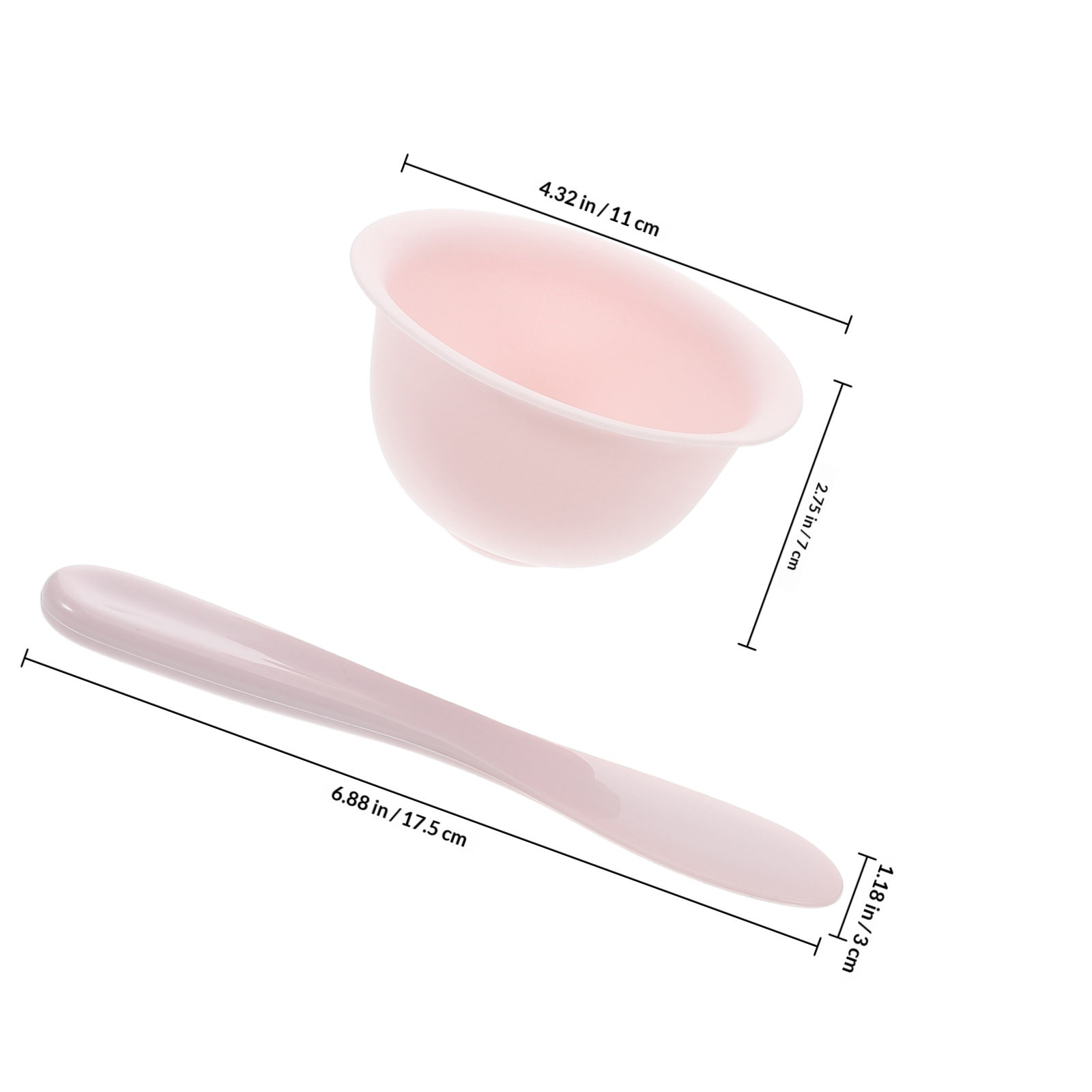 1Set Silicone Face Mask Bowl a - Silicone Spatula Set review and price