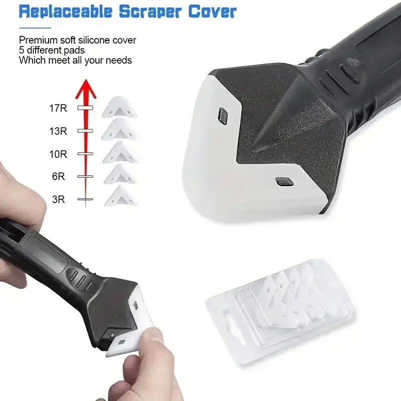 1/2 SET 5-in-1 Metal Head Caul - Silicone Spatula Set review and price