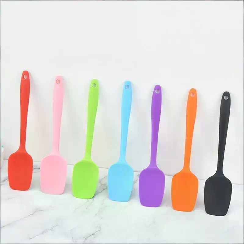 Multicolor Food Grade Non Stic - Silicone Spatula Set review and price