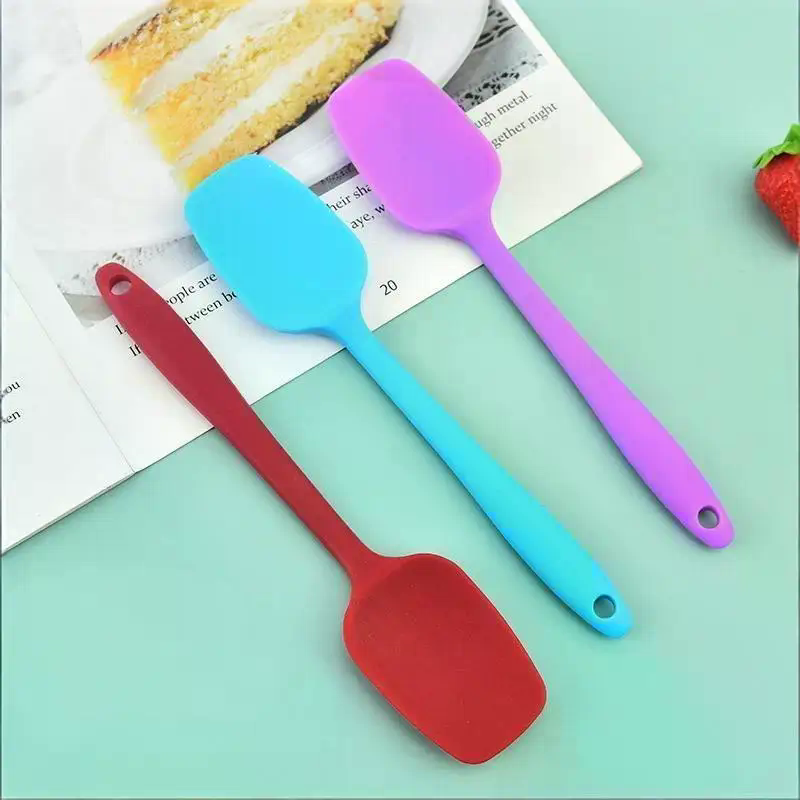 Multicolor Food Grade Non Stic - Silicone Spatula Set review and price