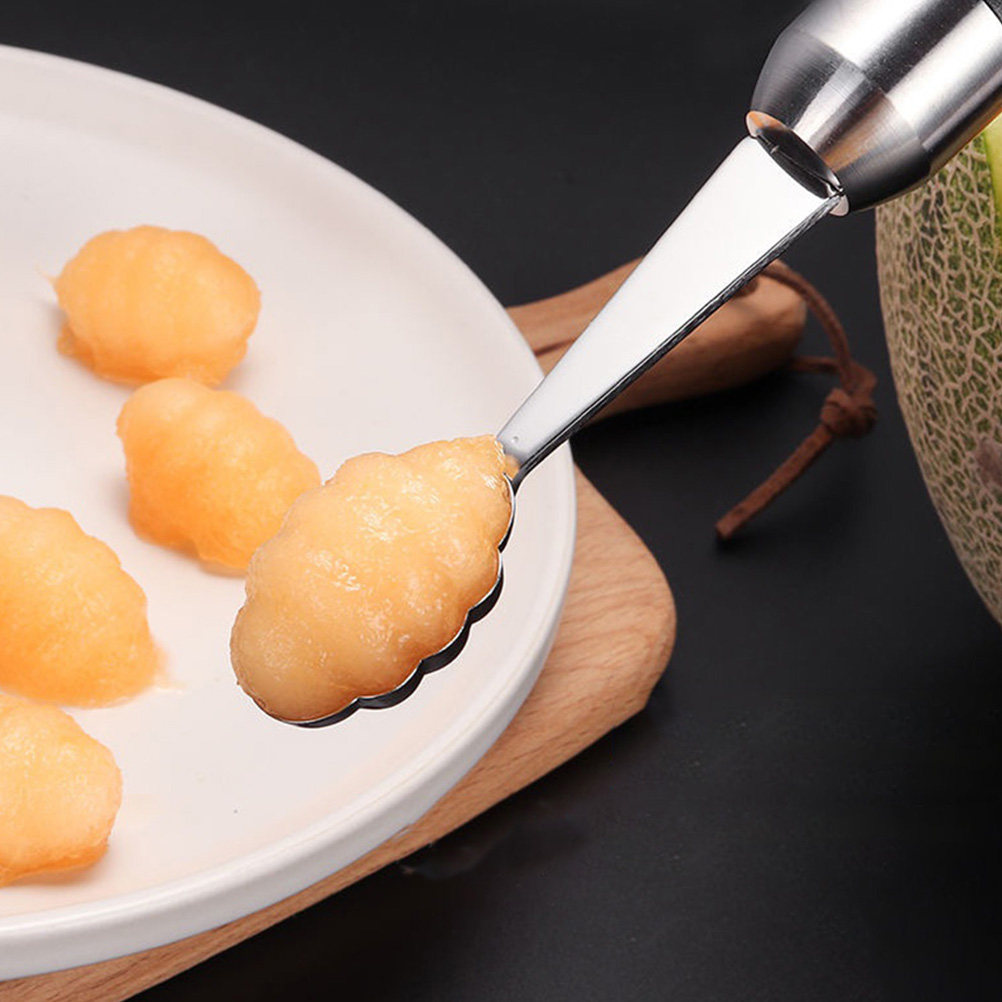 1Pcs Stainless Steel Fruit Sco - Kitchen Gadgets & Toys review and price