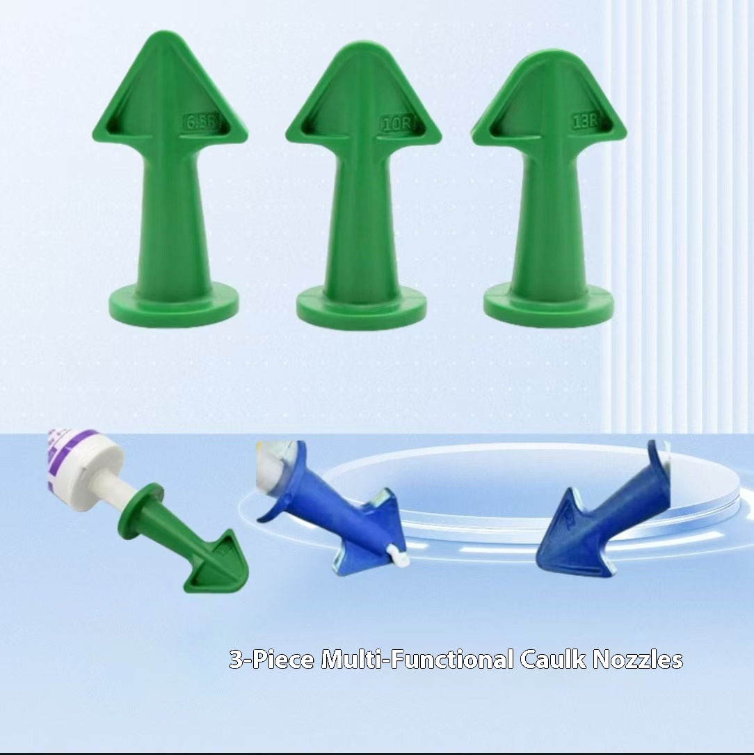 3Pcs Caulk Nozzle Applicator S - Silicone Spatula Set review and price