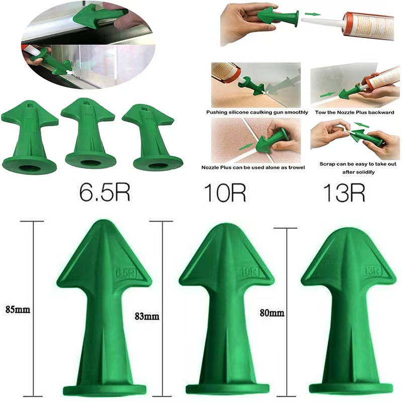 3Pcs Caulk Nozzle Applicator S - Silicone Spatula Set review and price