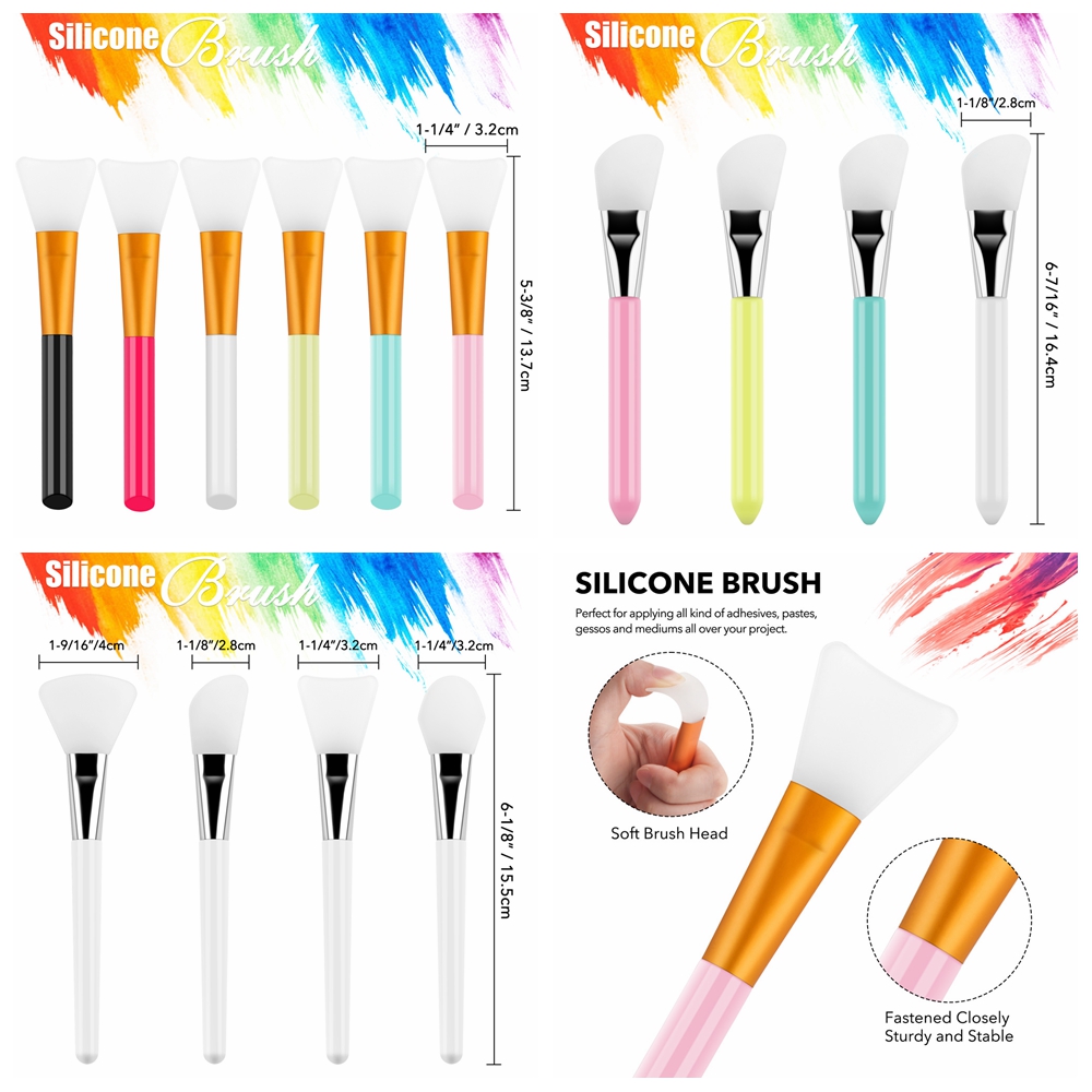 Silicone Craft Brush, Spatula  - Silicone Spatula Set review and price